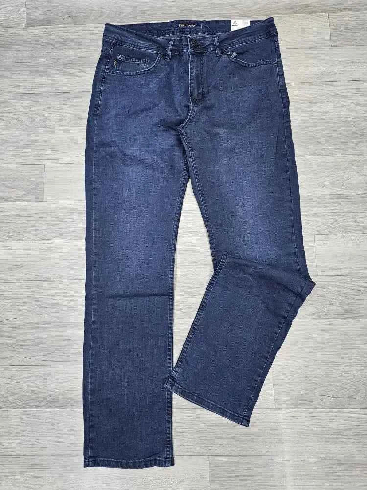 Navy Blue Denim Pants