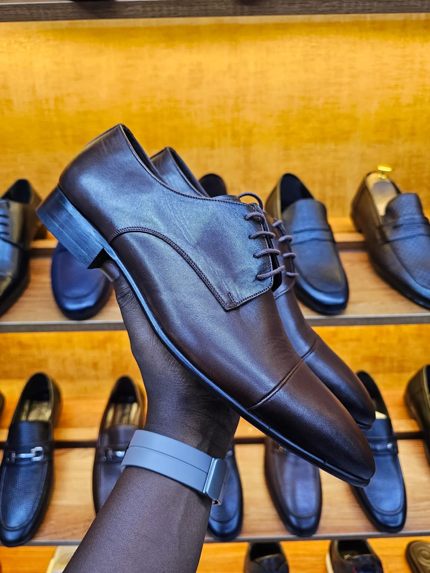 Infynite Toe Cap Derby Shoes