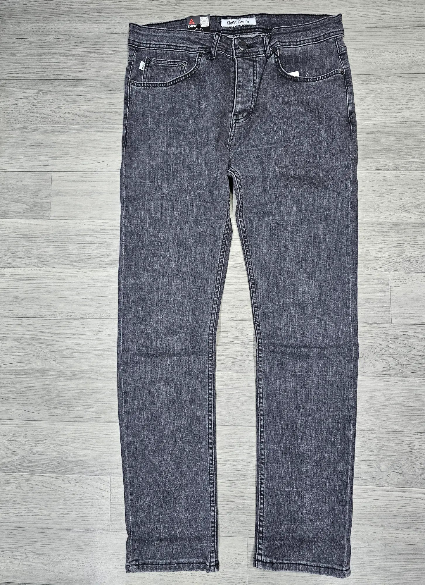 Infynite EMPŌ Charcoal Grey Slim Fit Jeans
