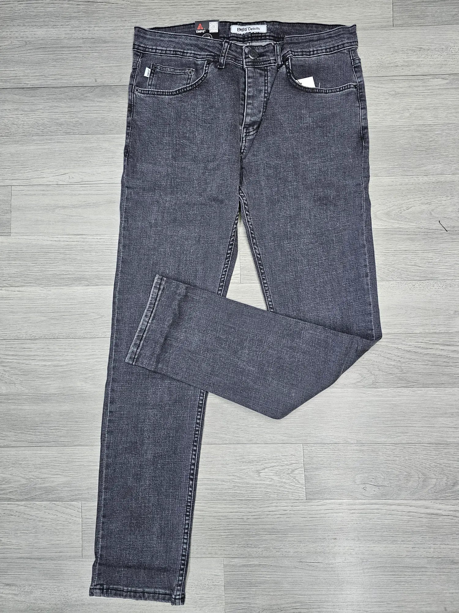 Infynite EMPŌ Charcoal Grey Slim Fit Jeans