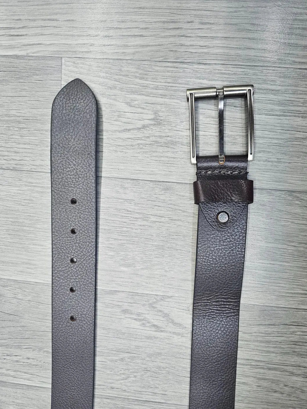 Infynite Casual Leather Belt – Black & Coffee Brown - Infynite