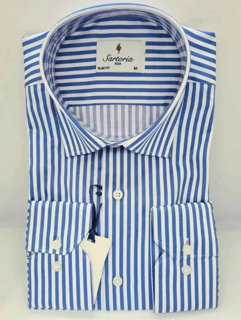 Infynite Striped Slim Fit Dress Shirt