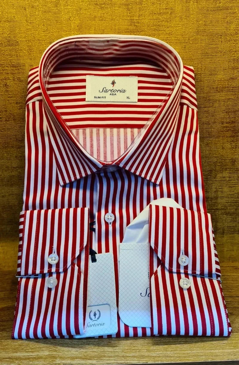 Infynite Striped Slim Fit Dress Shirt