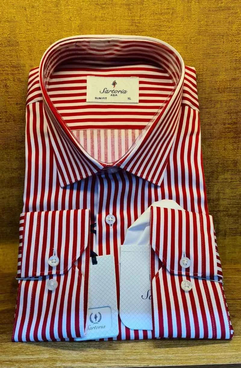 Infynite Striped Slim Fit Dress Shirt