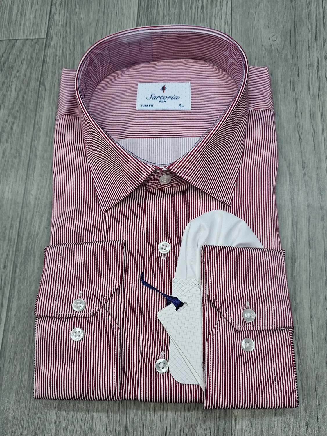 Infynite Fine Striped Slim Fit Dress Shirt