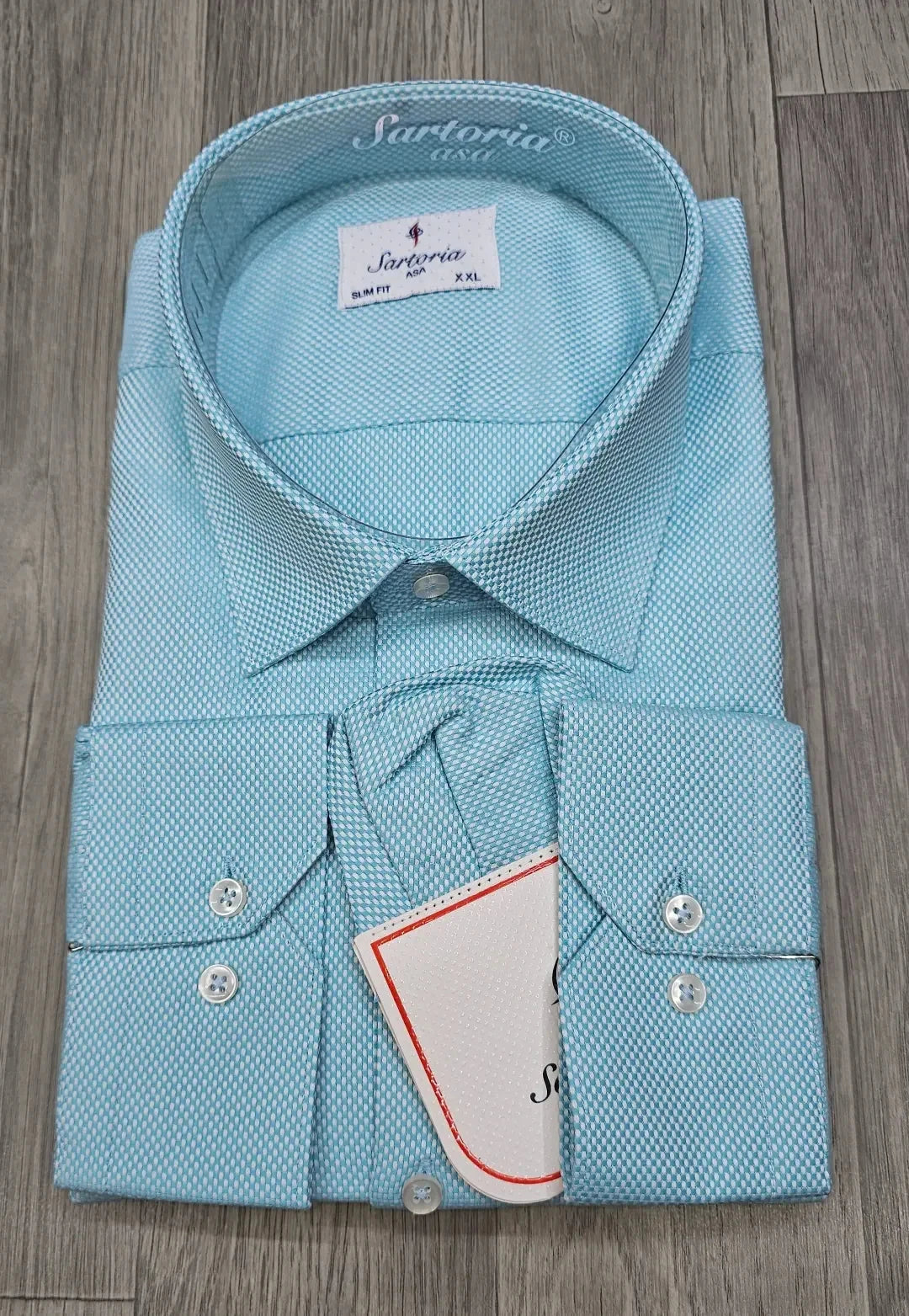 Infynite Oxford Texture Slim Fit Dress Shirt