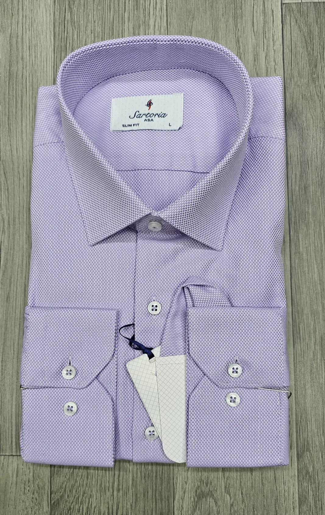 Infynite Oxford Texture Slim Fit Dress Shirt