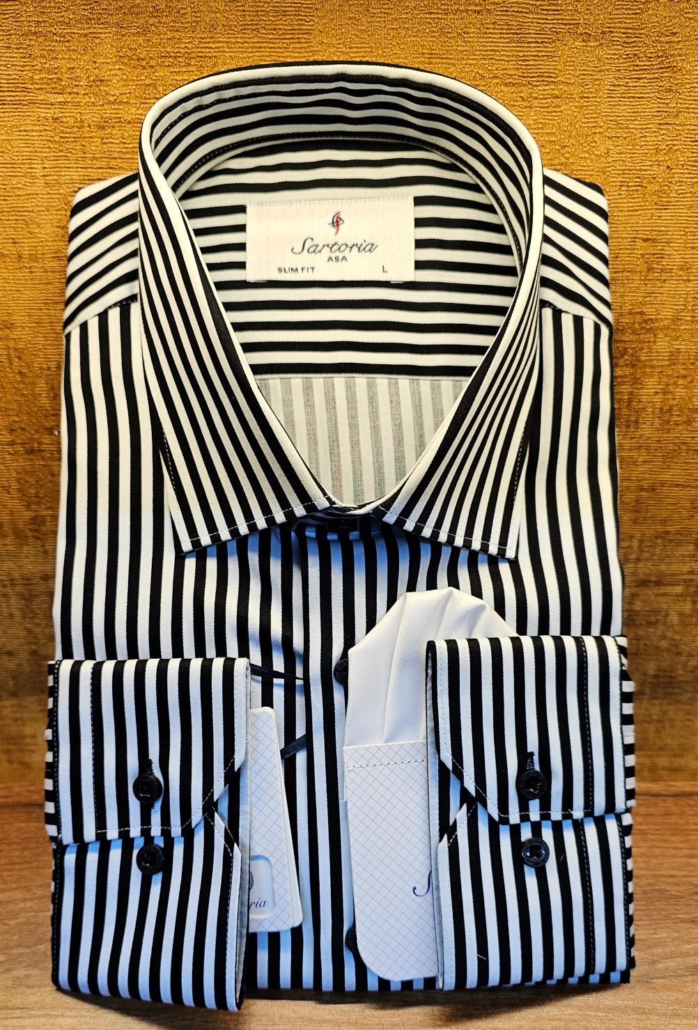 Infynite Striped Slim Fit Dress Shirt