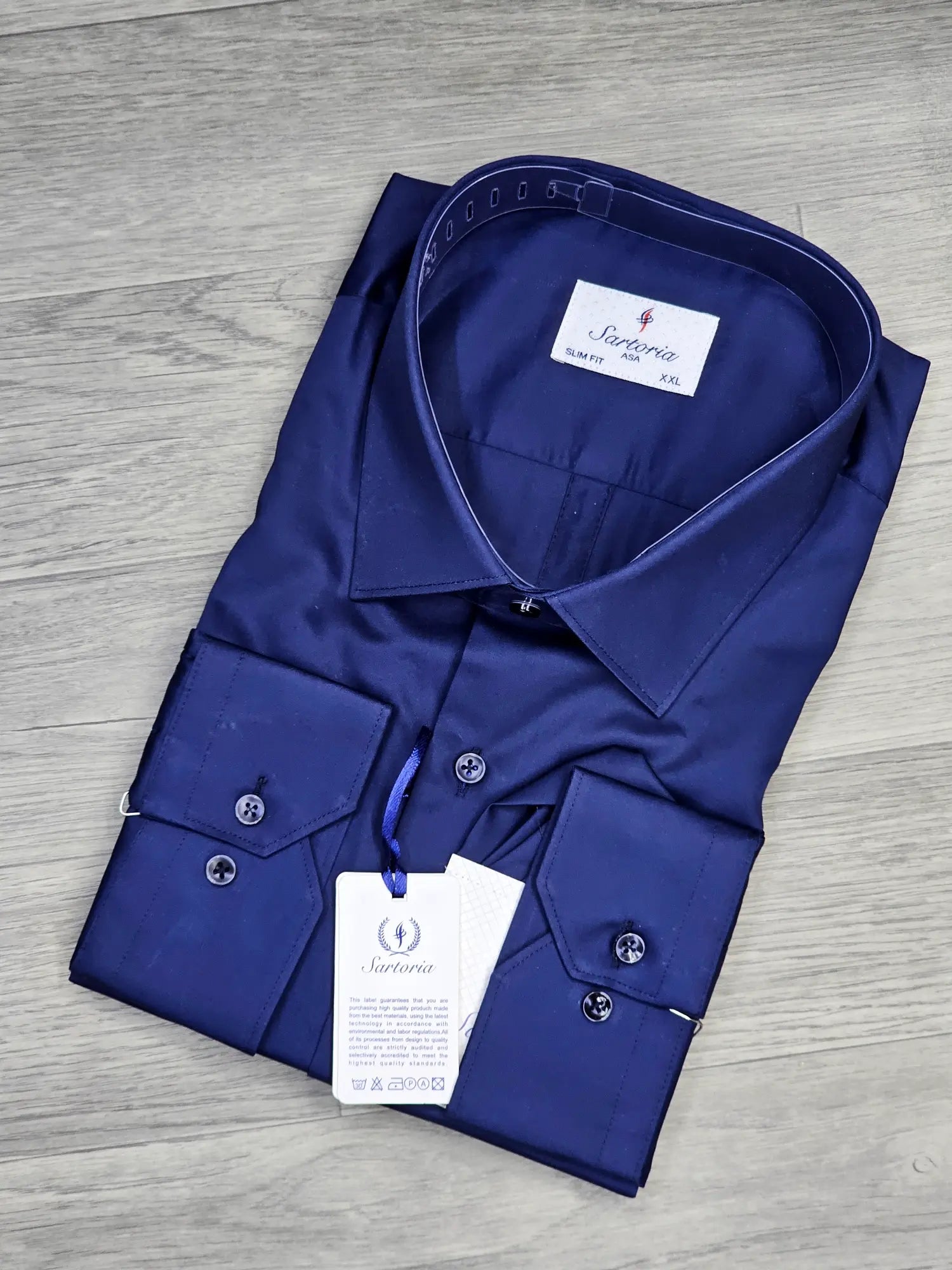 Infynite Classic Navy Slim Fit Shirt