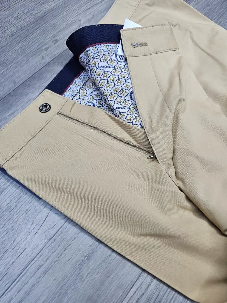 Infynite Khaki Regular Fit Cotton Pants