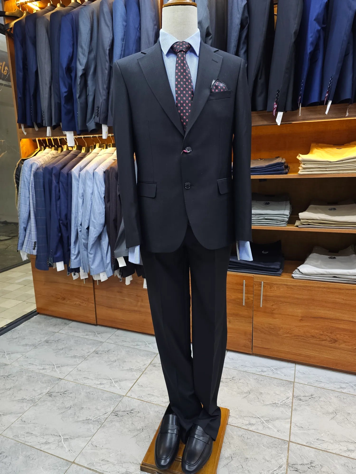 Infynite Classic Black Two-Piece Suit