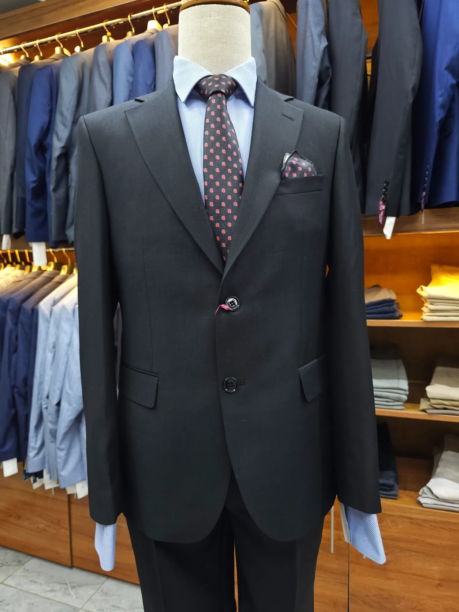 Infynite Classic Black Two-Piece Suit