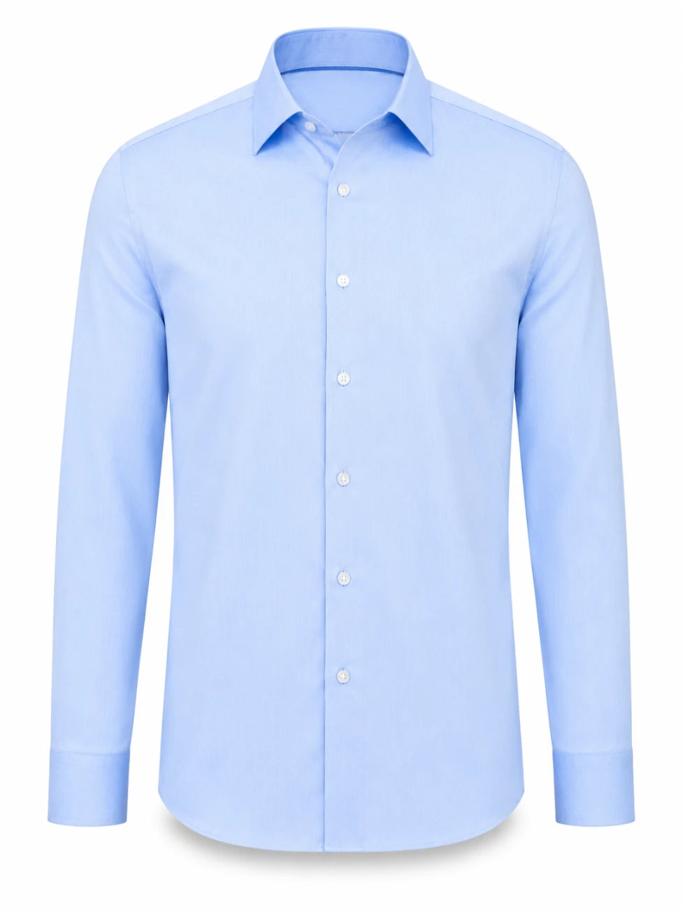 Hang London Light Blue Slim Fit Dress Shirt