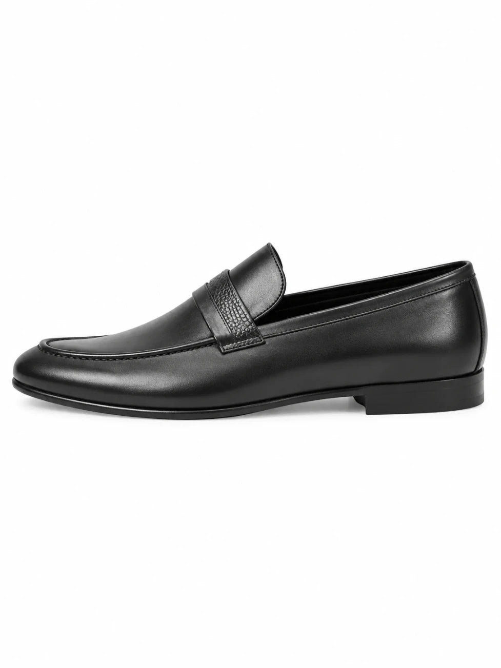 Infynite Regent Black Leather Loafers