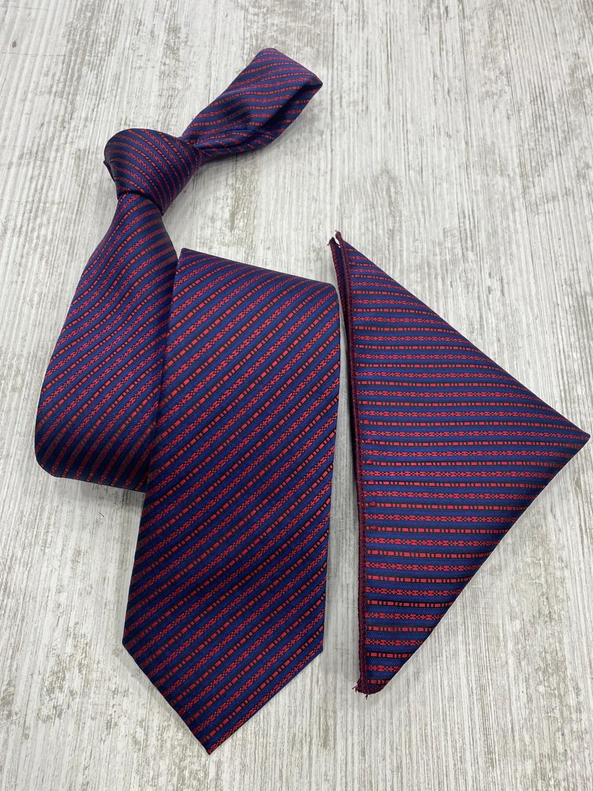 Infynite Heritage Micro-Stripe Tie Set – Navy, Green, Gold & Blue Variants