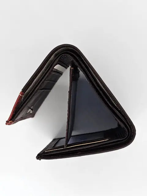 Infynite Brown Clasp Leather Wallet – Zefani Secure Edition