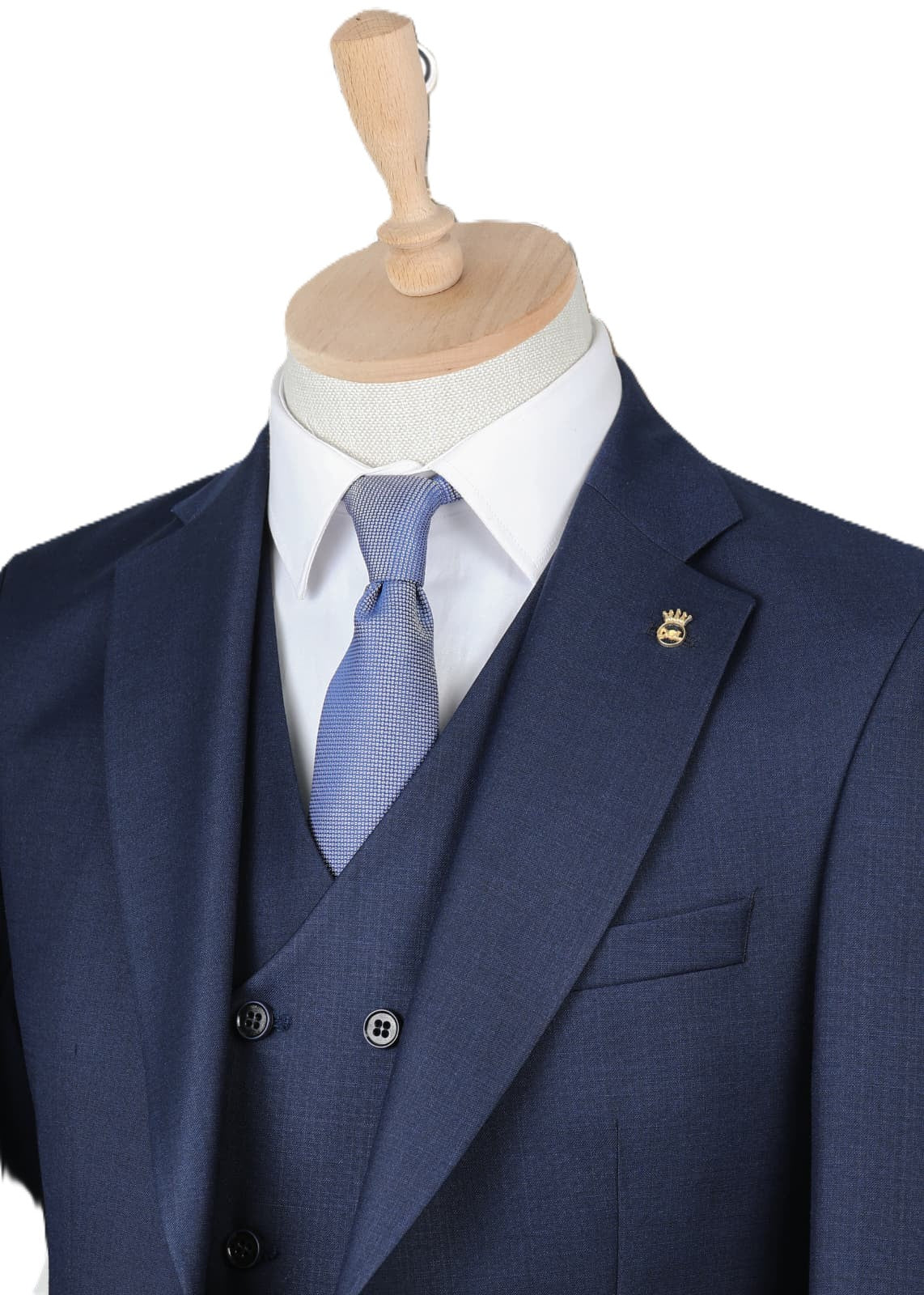 Infynite Monarch 3-Piece Suit – Navy Blue - Infynite