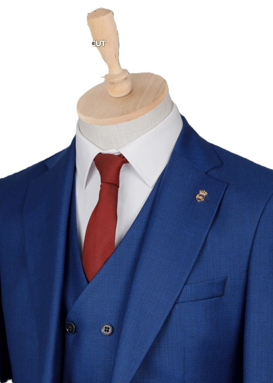 Infynite Vanguard 3-Piece Suit – Royal Blue - Infynite