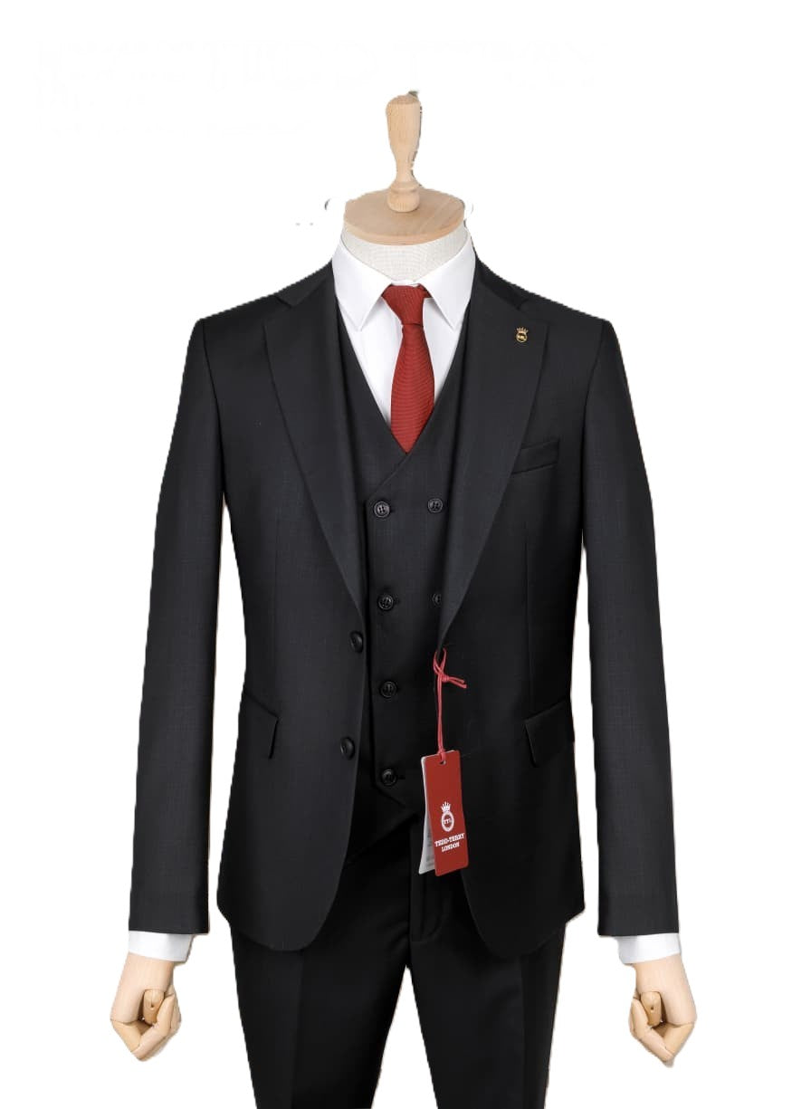Infynite Dominion 3-Piece Suit – Black - Infynite