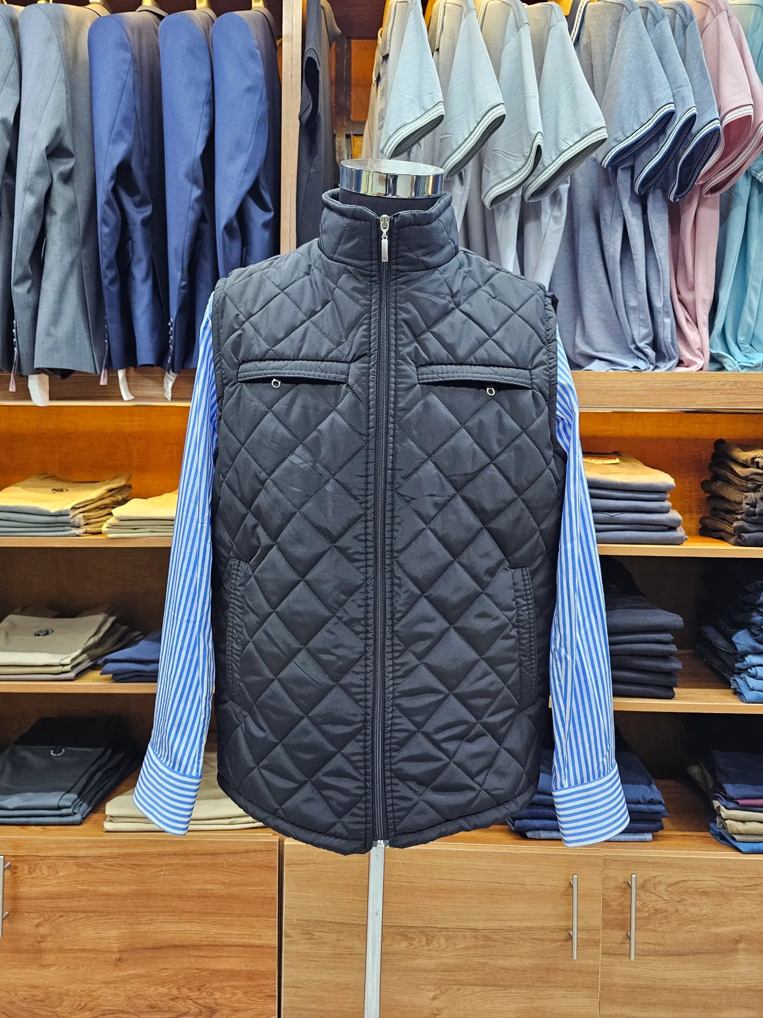Infynite Quilted Sleeveless Puff Jacket