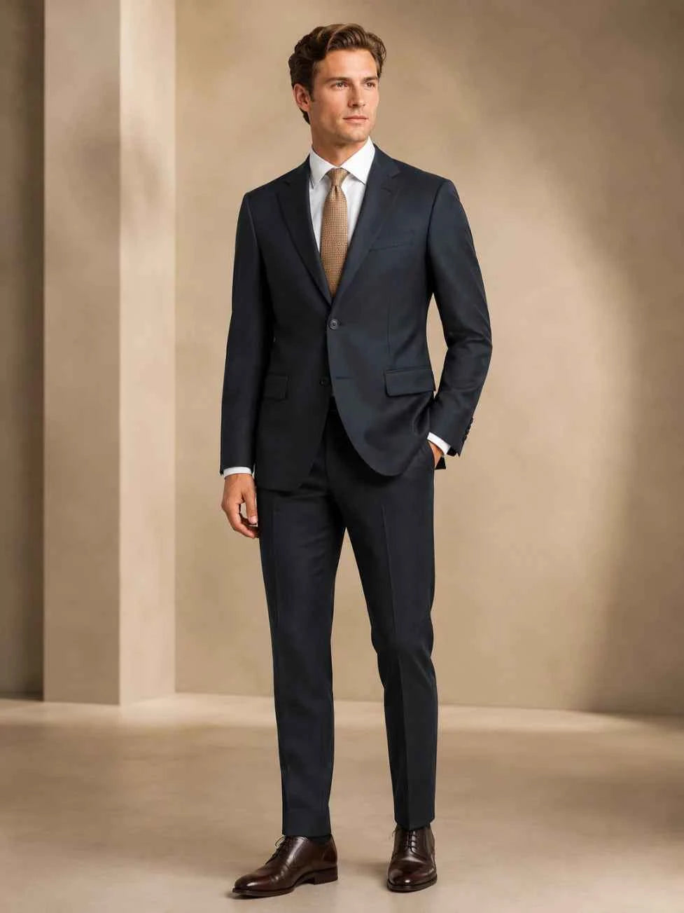 Black Two-Piece Men’s Suit