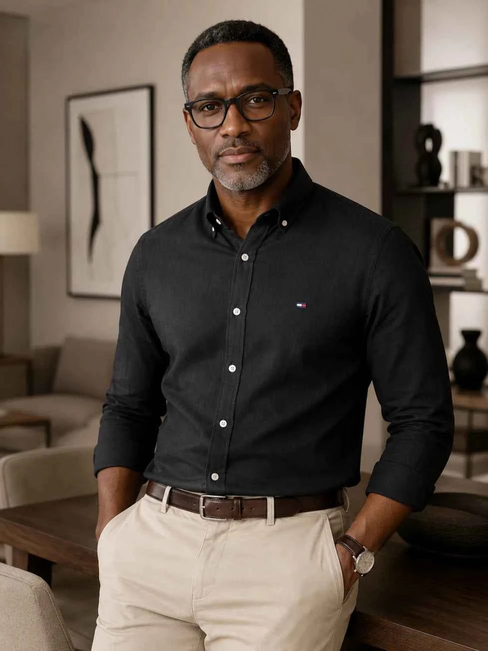 Classic Cotton Button-Down Shirt