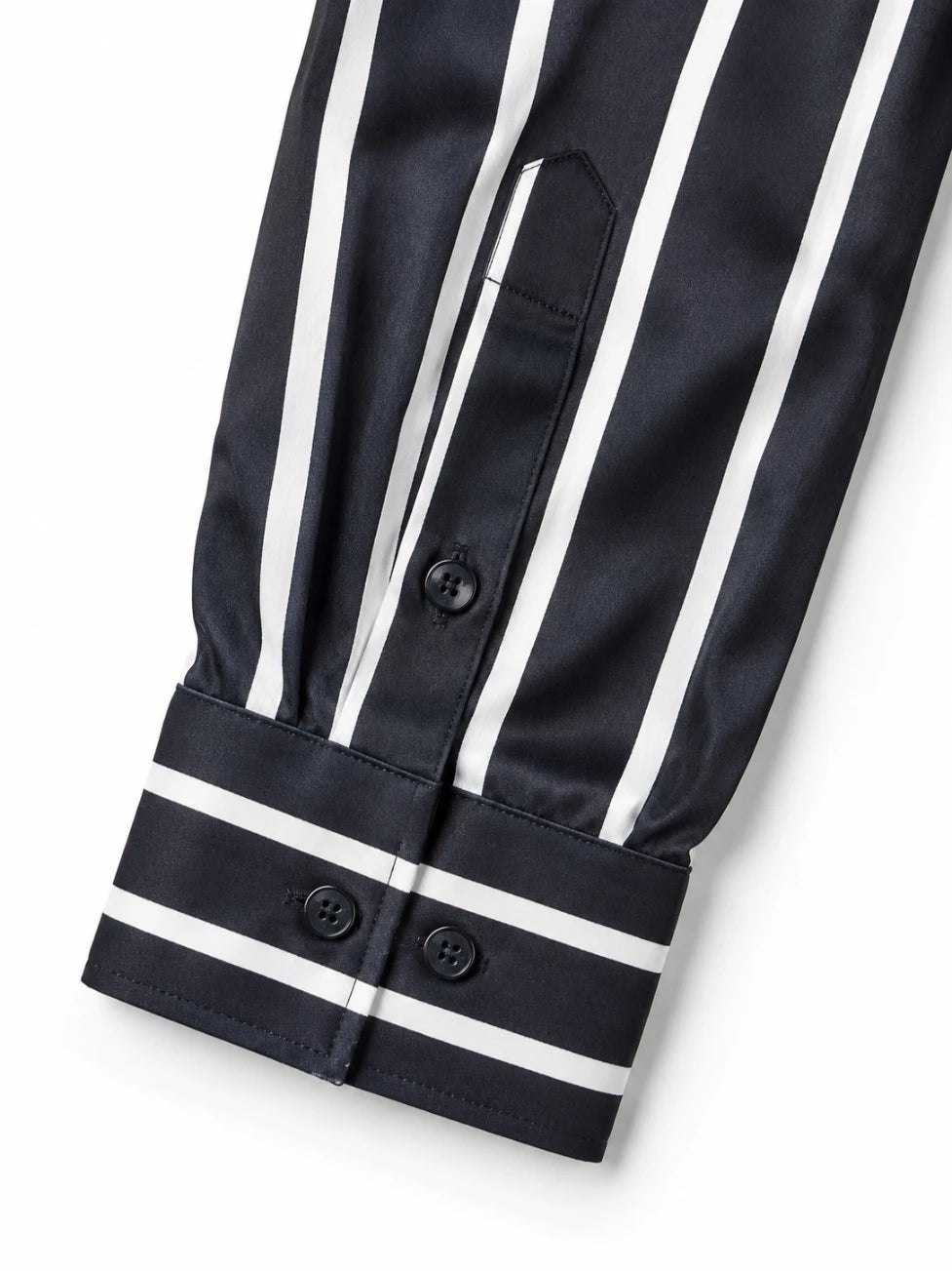 Infynite Cordone Navy Blue and Red Striped Shirt – premium men's menswear > shirts – view 6