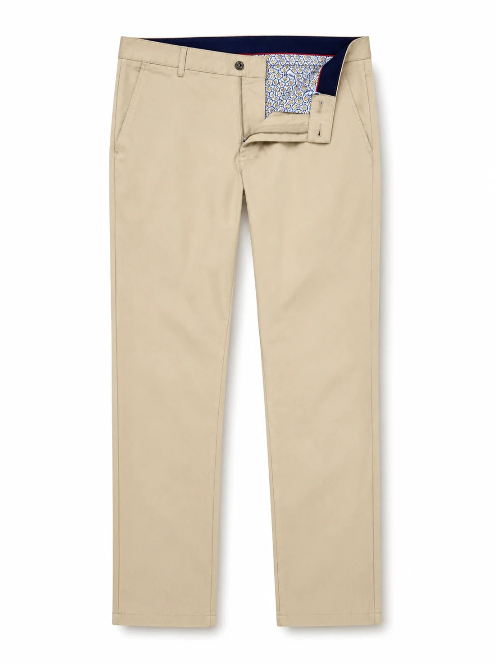 Infynite Khaki Regular Fit Cotton Pants – premium men's menswear > pants > chinos