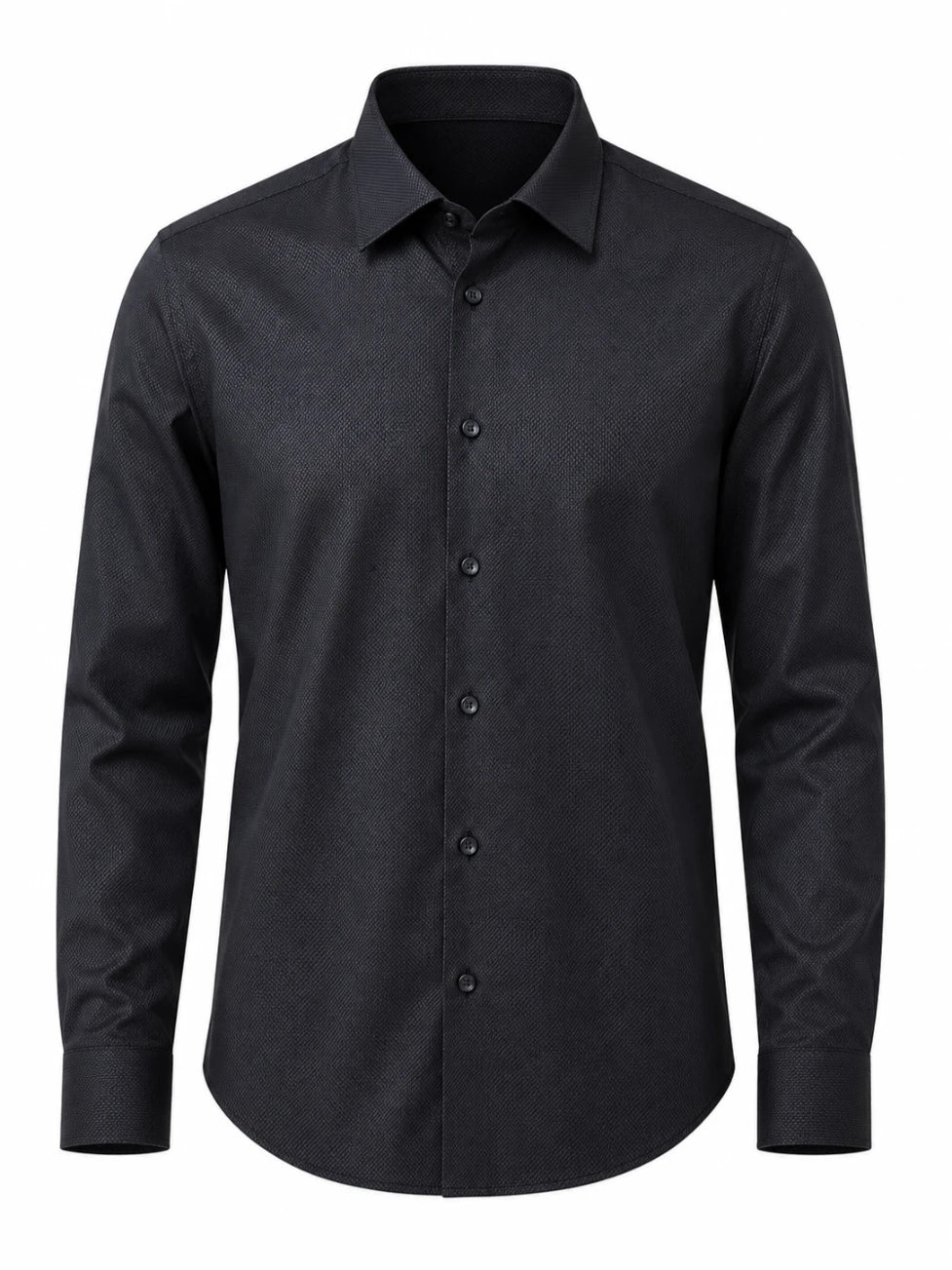 Infynite Oxford Texture Slim Fit Dress Shirt – premium men's menswear > shirts