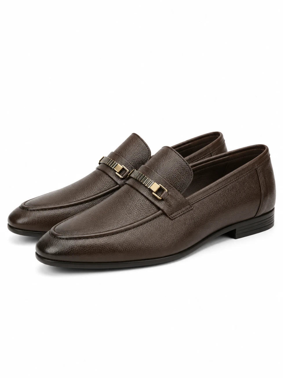 Infynite Pebble-Grain Leather Loafers – premium men's menswear > shoes > loafers – view 6