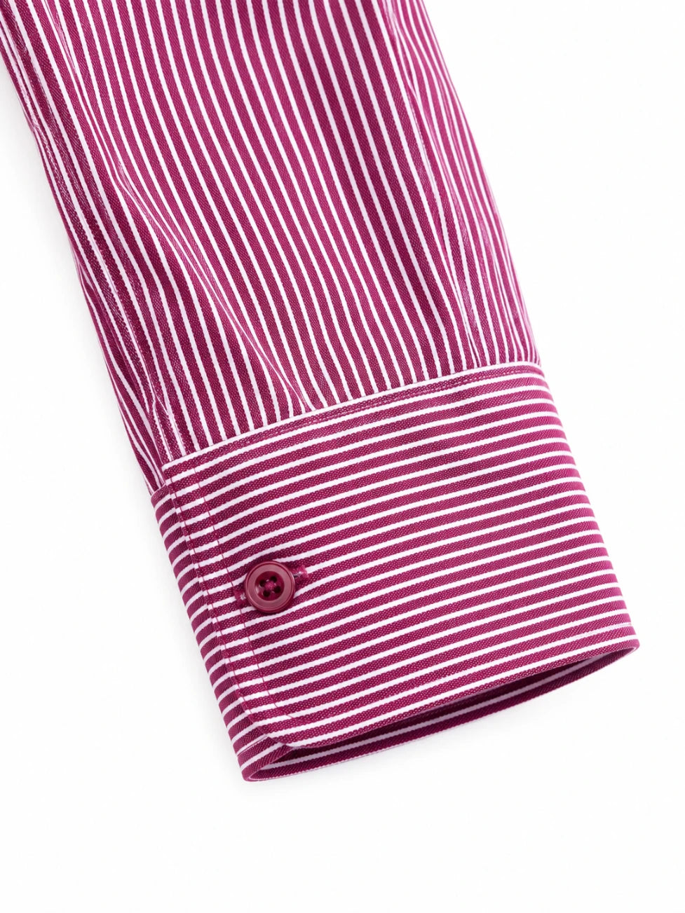 Infynite Porto Lucciano Exclusive: Red & White Fine-Stripe Slim Fit Shirt – premium men's menswear > shirts – view 3