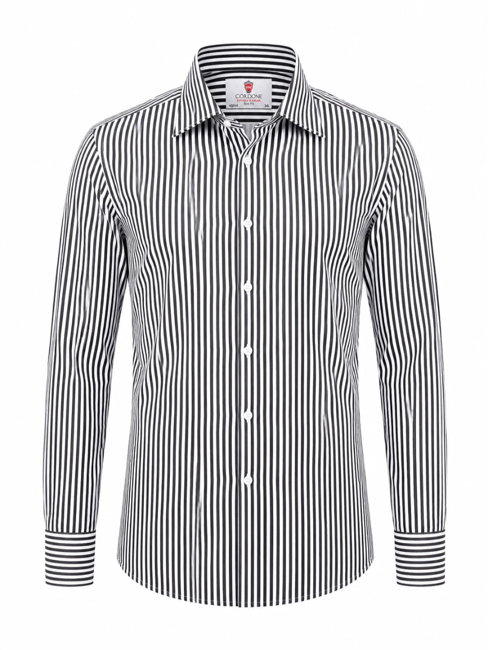 Infynite Striped Slim Fit Dress Shirt – premium men's menswear > shirts – view 4
