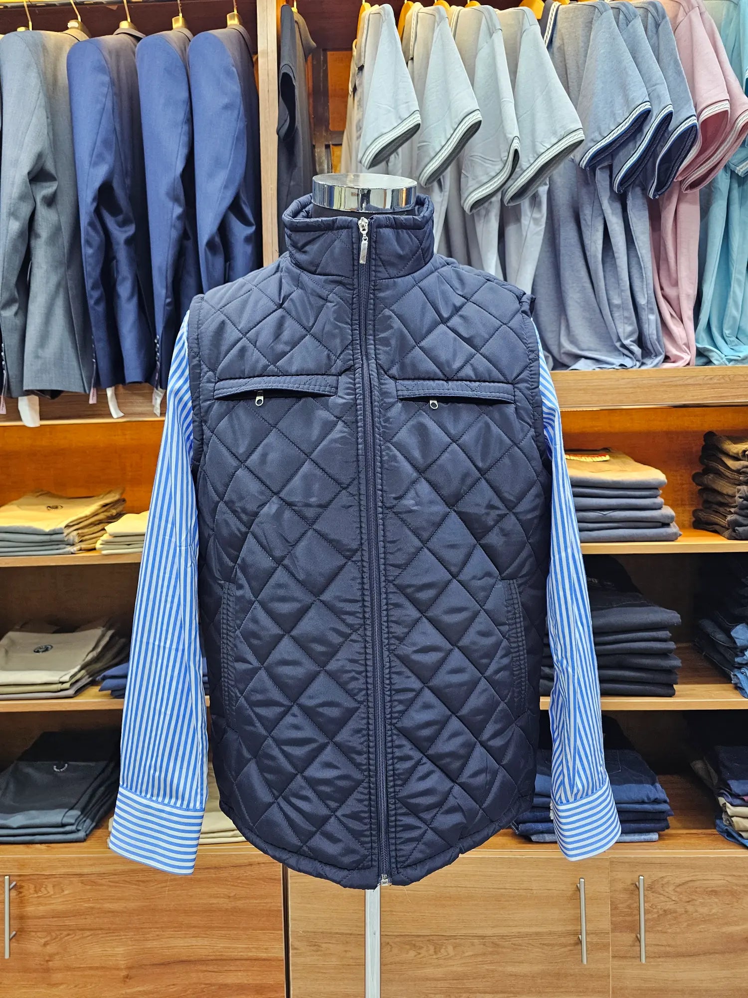 Infynite Quilted Sleeveless Puff Jacket