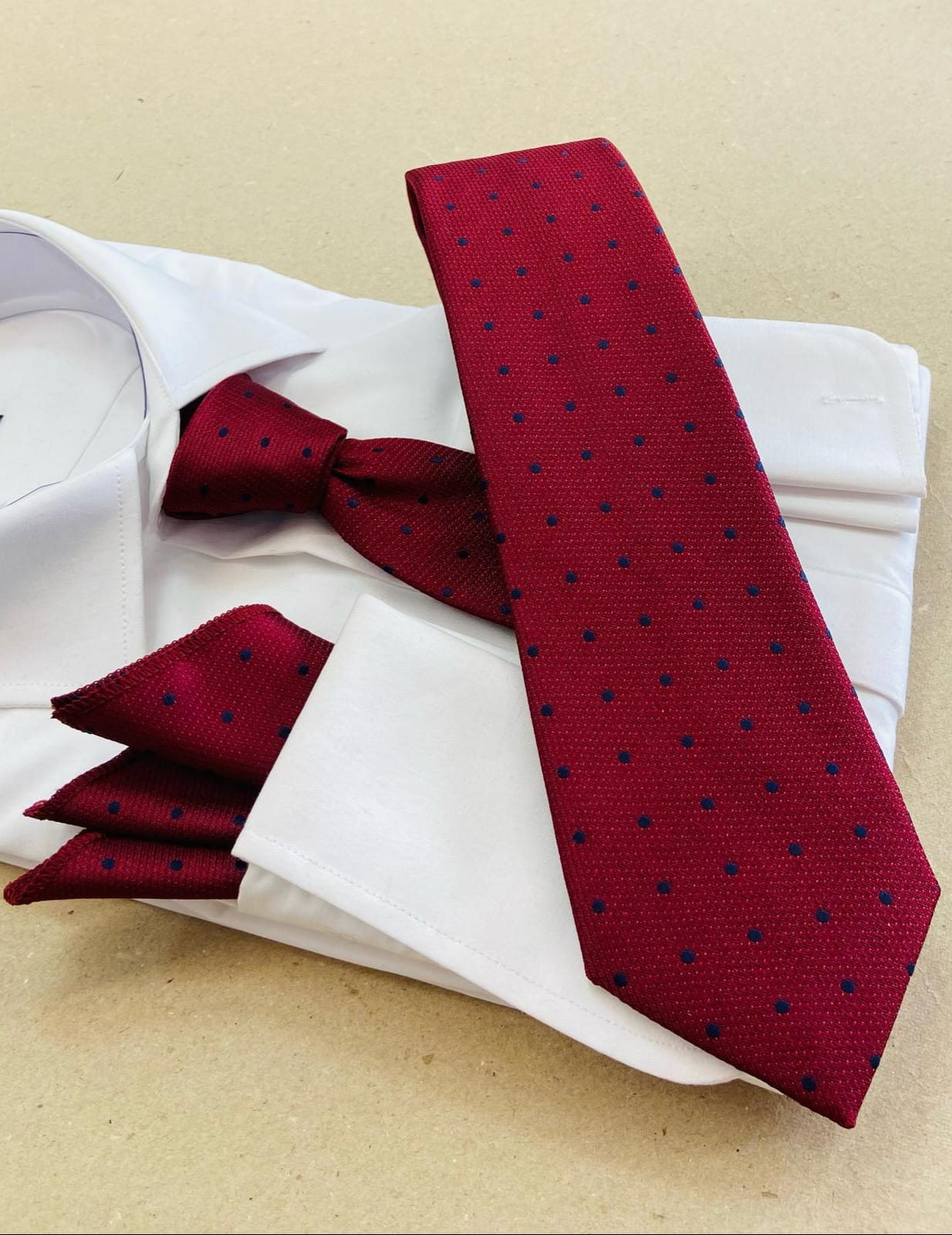 Polka dotted neckties