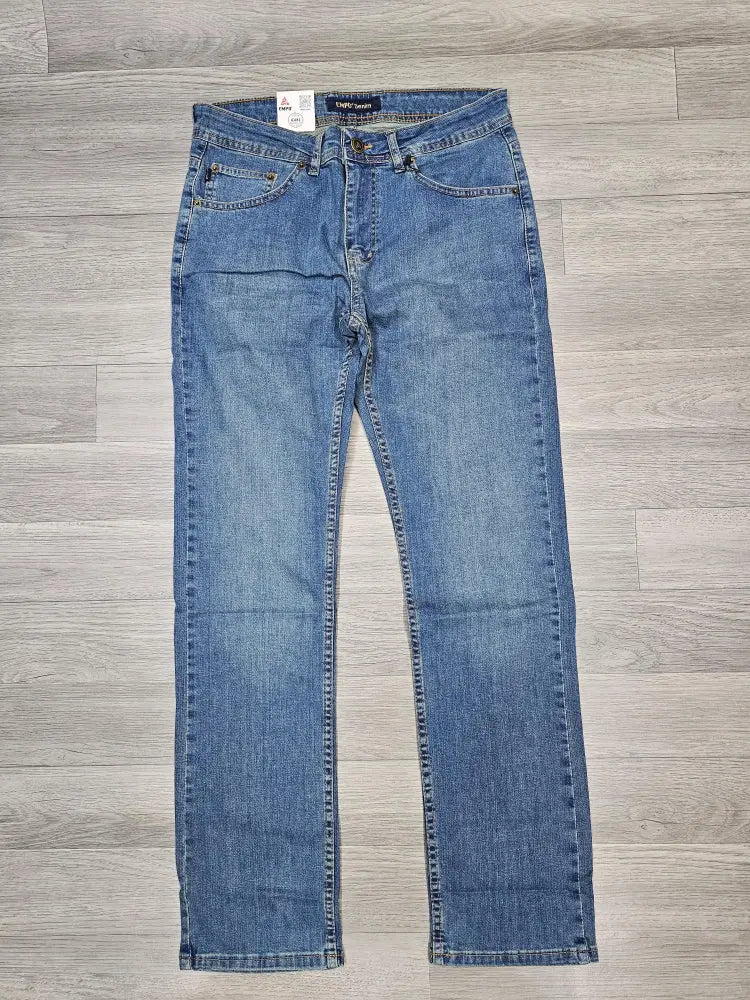 Infynite Classic Blue Denim Jeans – Straight Fit