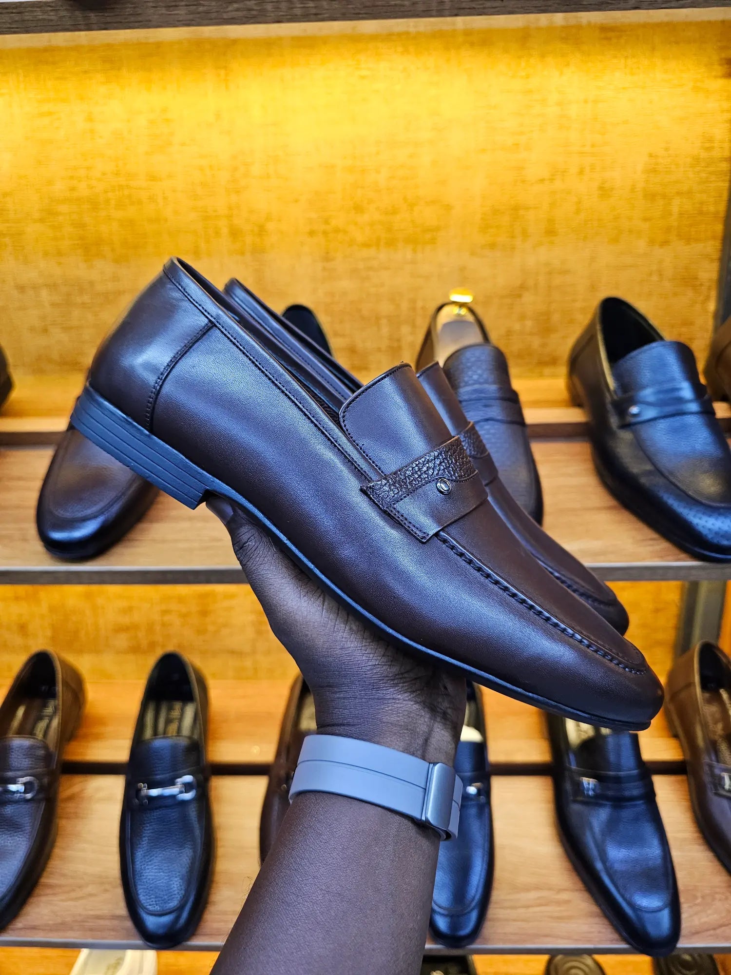 Infynite Regent Brown Leather Loafers
