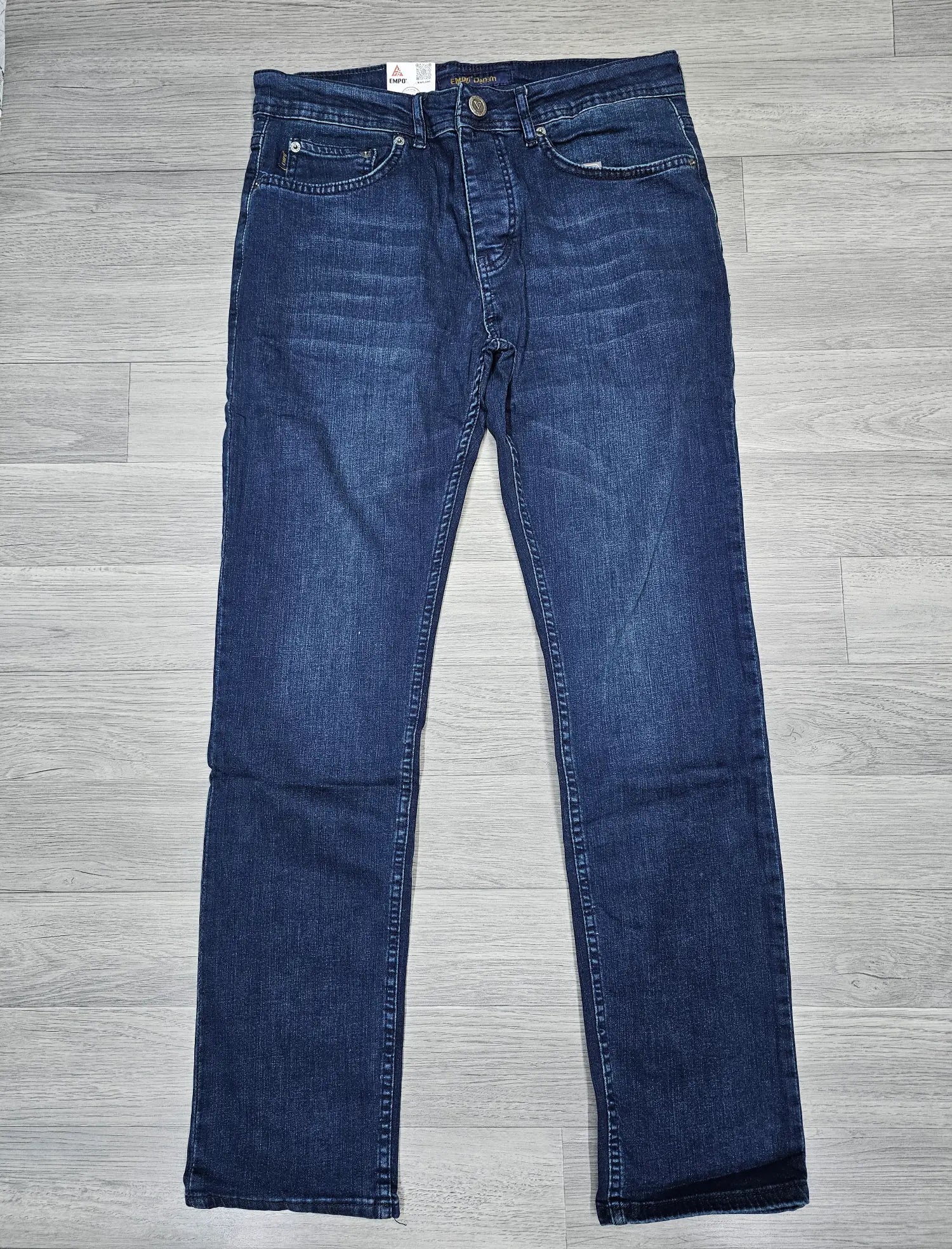 Infynite Dark Indigo Slim Fit Jeans for Men – Premium Stretch Denim Casual Wear, Nairobi Kenya
