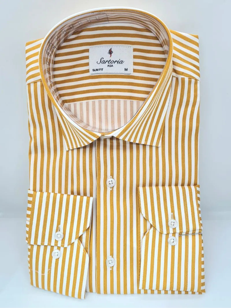 Infynite Striped Slim Fit Dress Shirt