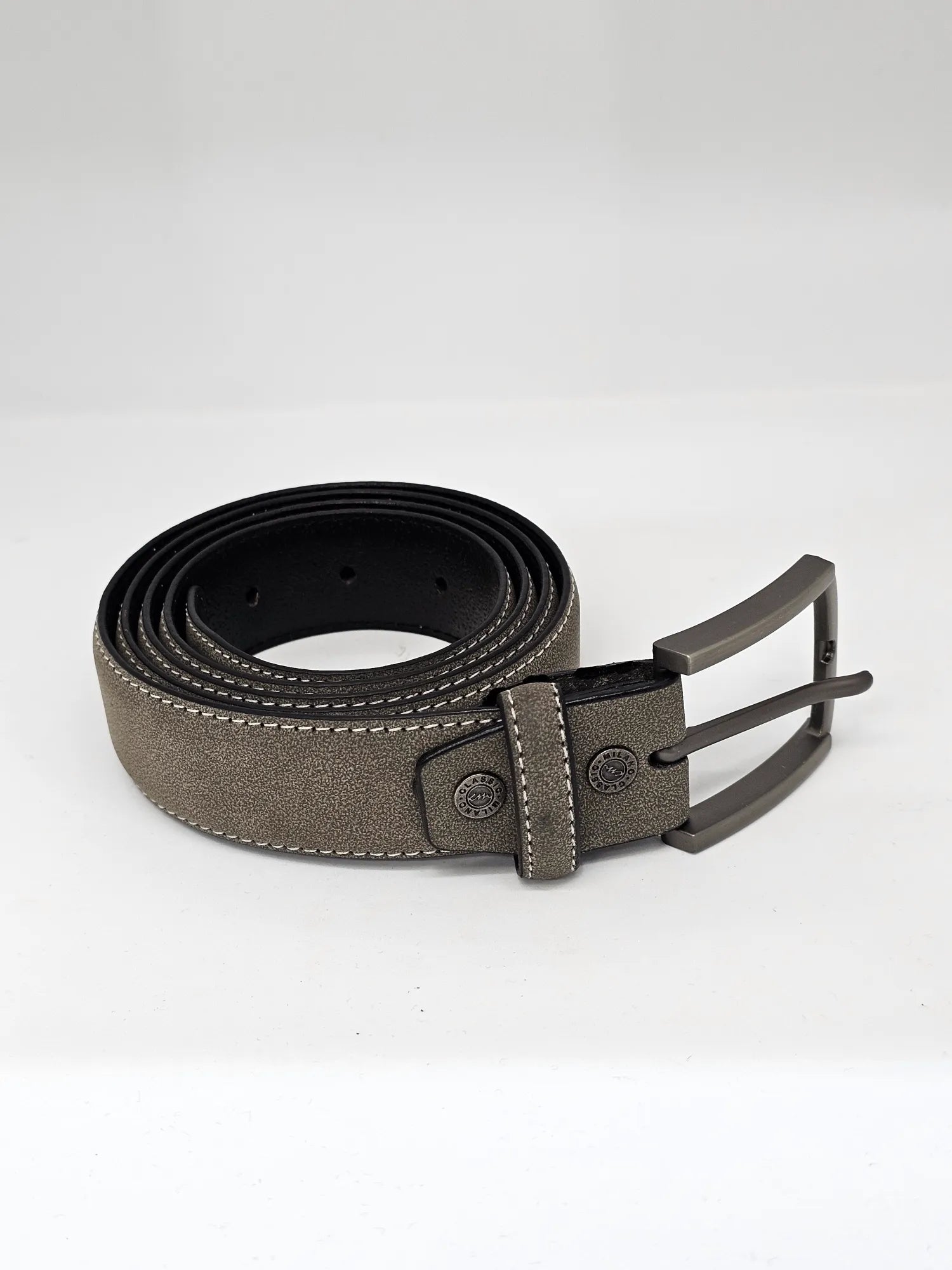 Infynite Textured Suede Finish Leather Belt for Men