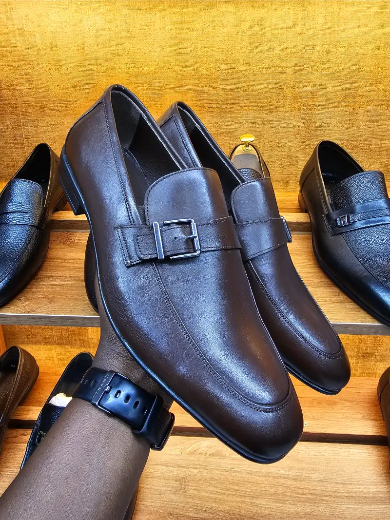 Infynite Milano Buckle Strap Loafers