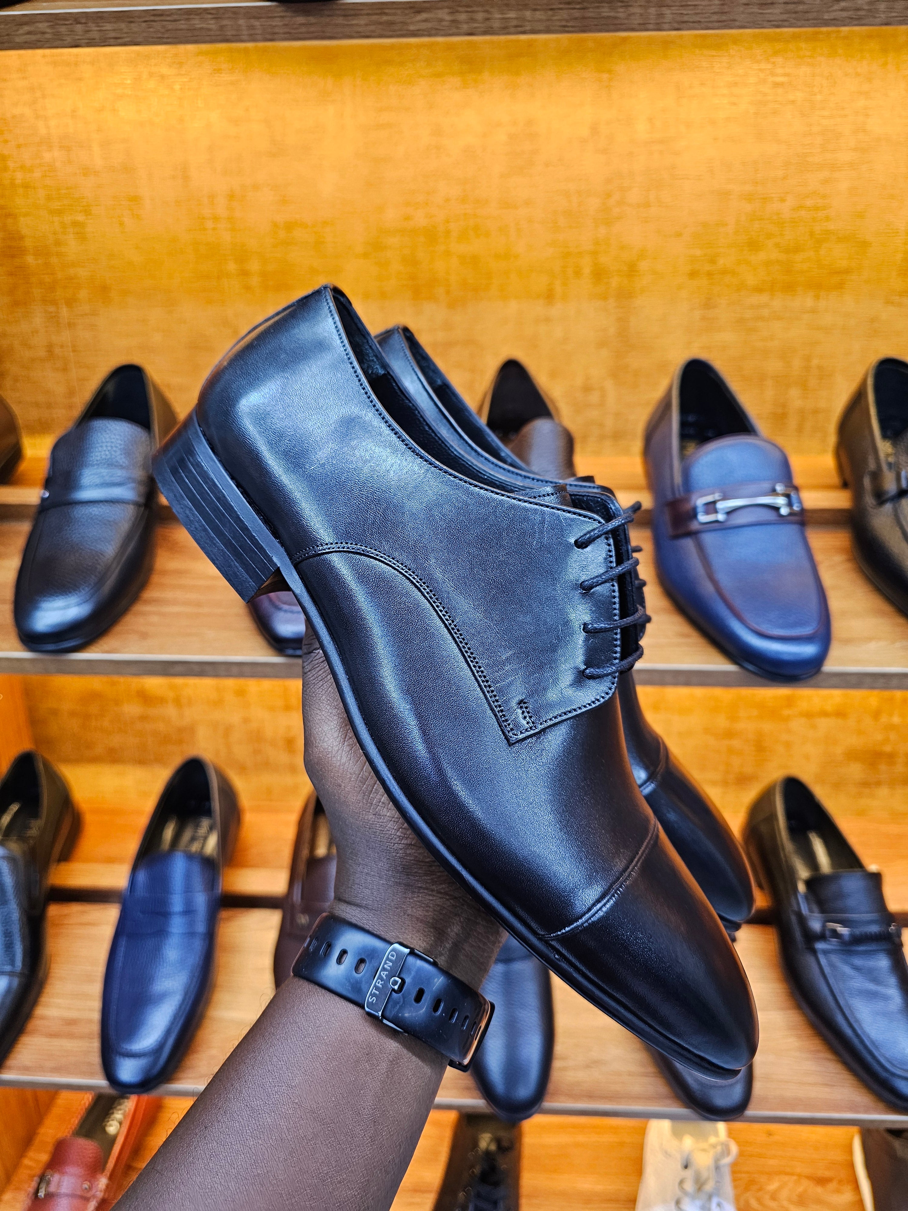 Infynite Toe Cap Derby Shoes