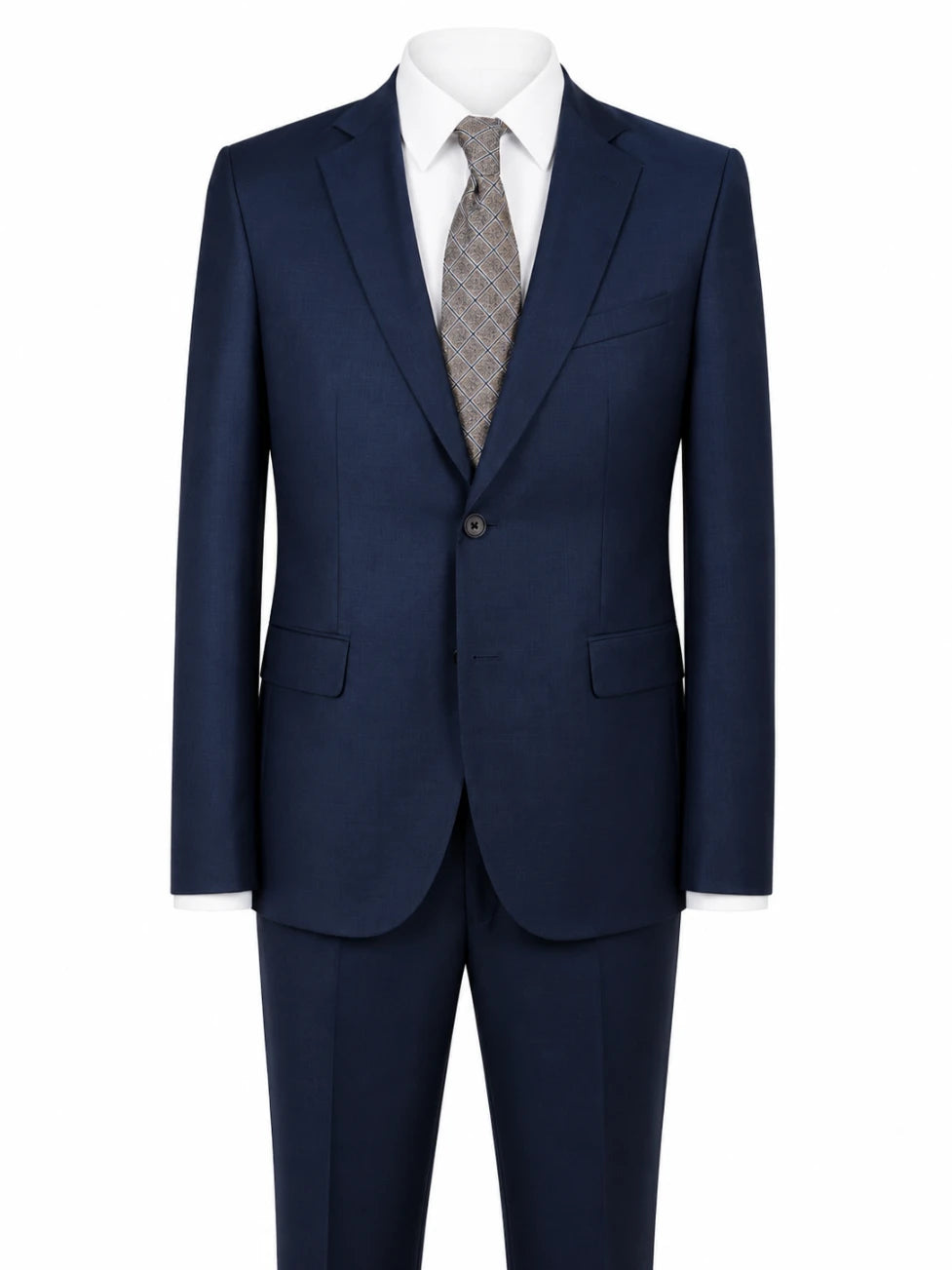 Navy Blue Two-Piece Men’s Suit