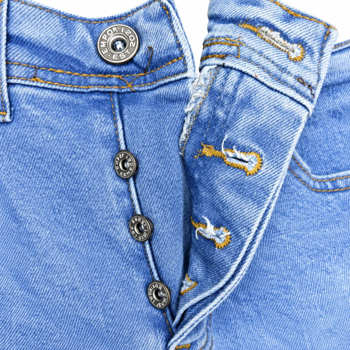 Infynite Men's Light Wash Slim-Straight Jeans – premium men's menswear > pants > jeans – view 5