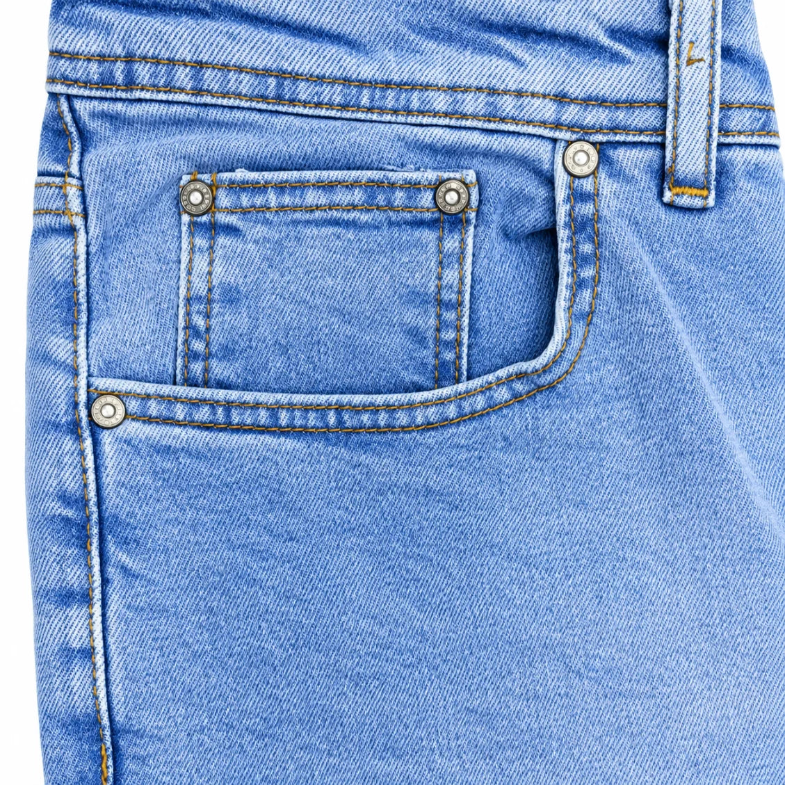 Infynite Men's Light Wash Slim-Straight Jeans – premium men's menswear > pants > jeans – view 7