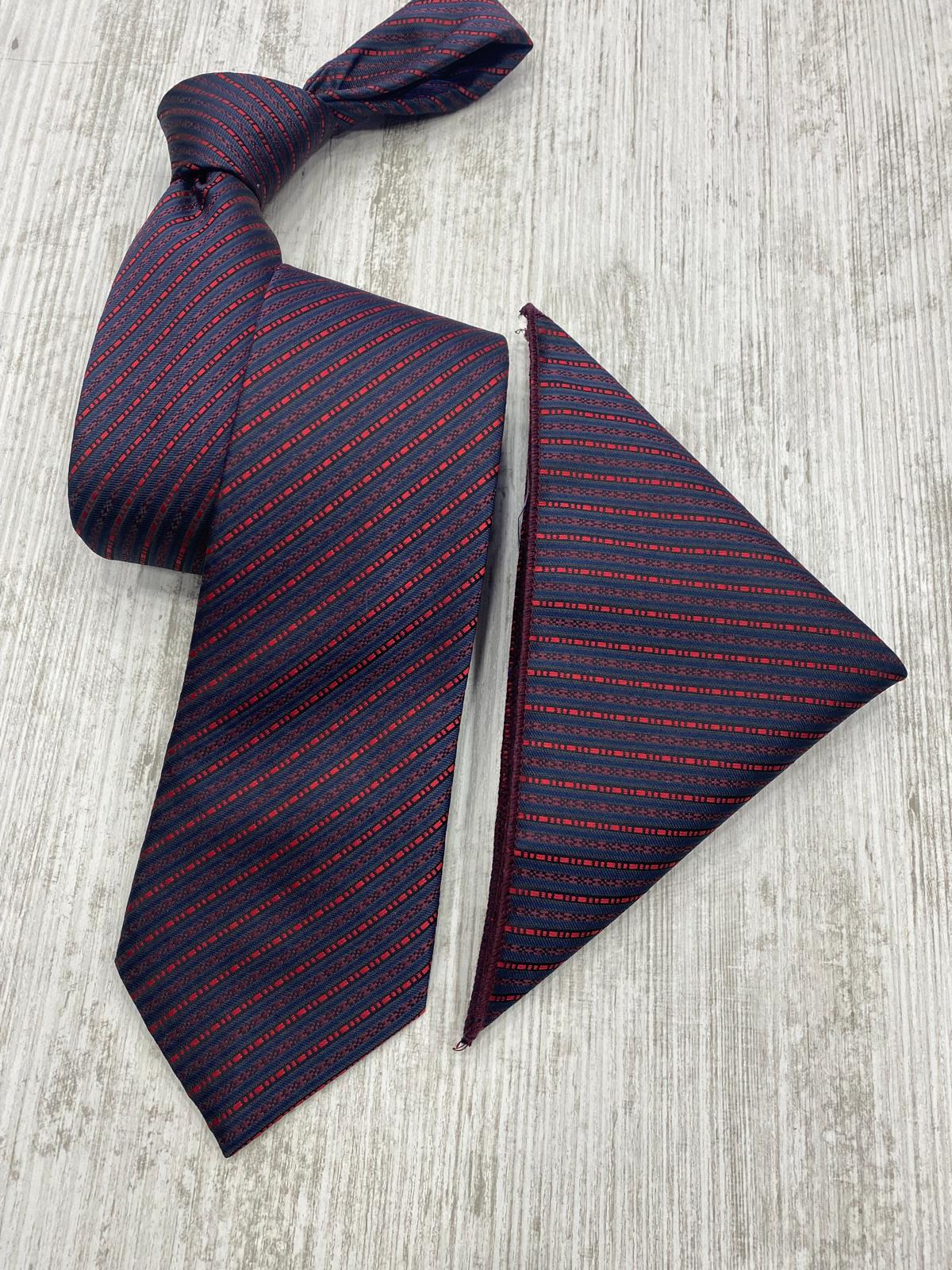 Infynite Heritage Micro-Stripe Tie Set – Navy, Green, Gold & Blue Variants