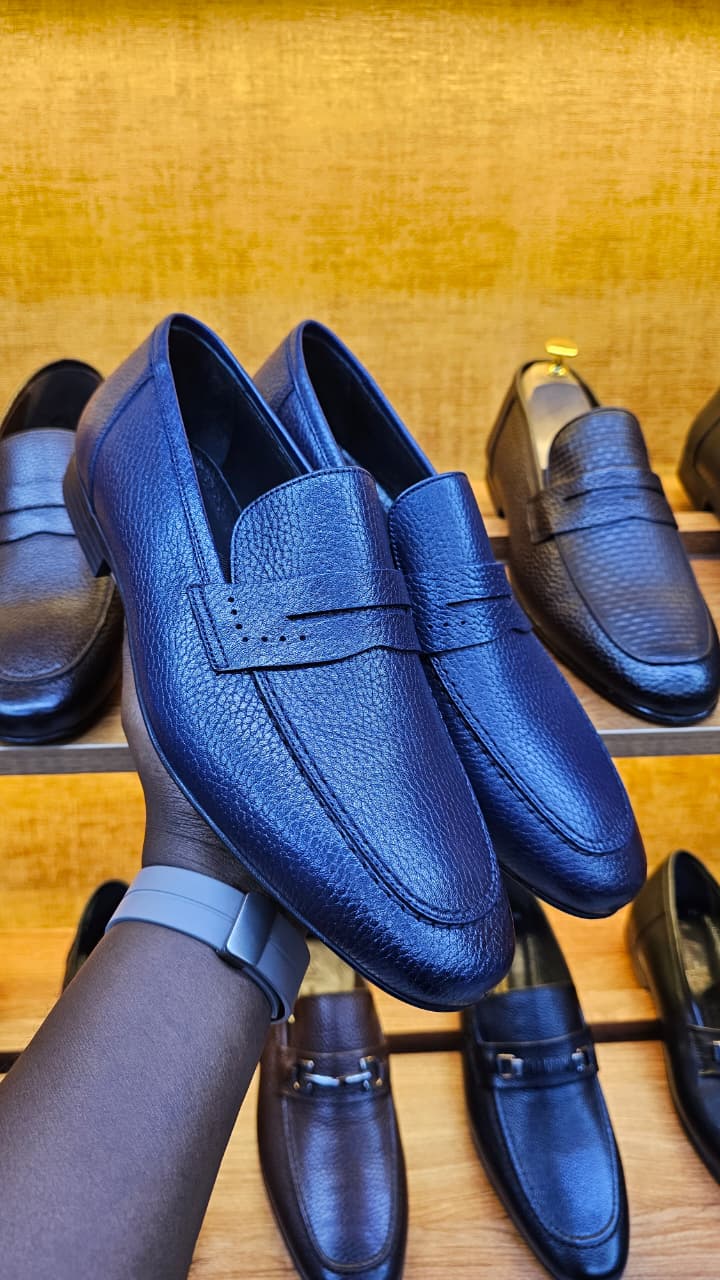 Infynite Classic Leather Penny Loafers