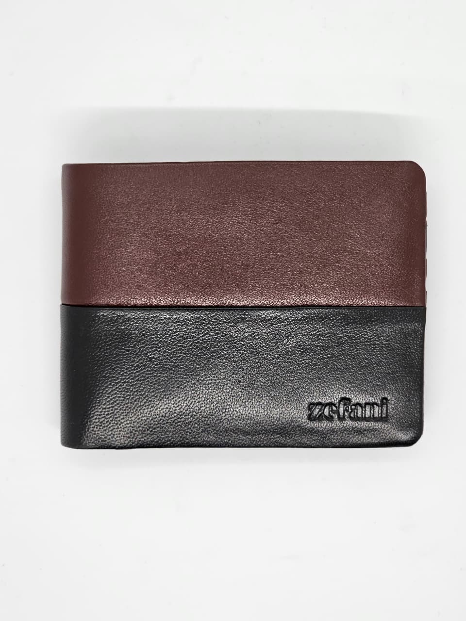 Infynite Two-Tone Leather Wallet – Brown & Black