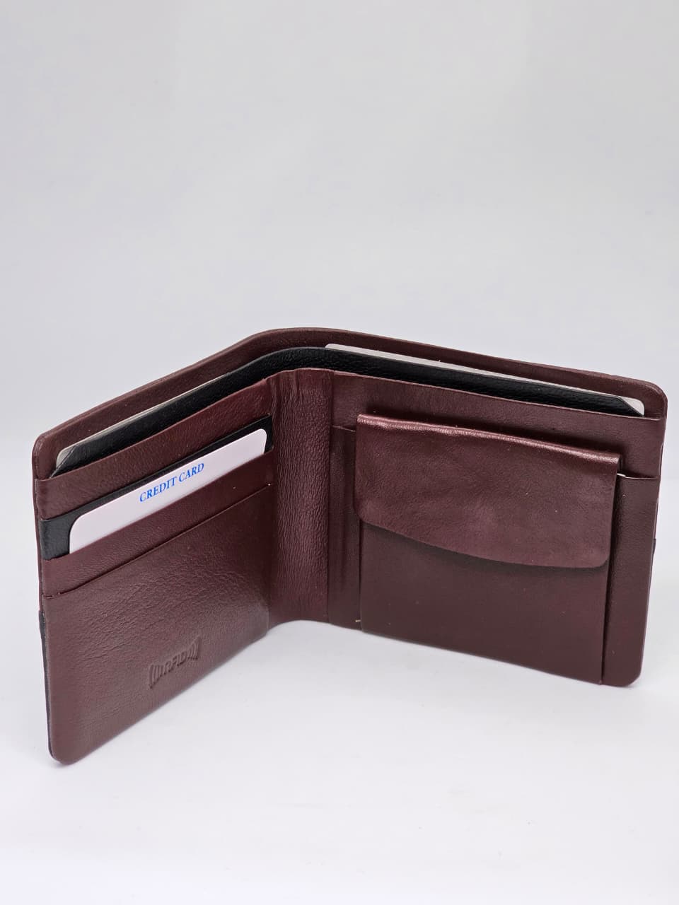 Infynite Two-Tone Leather Wallet – Brown & Black