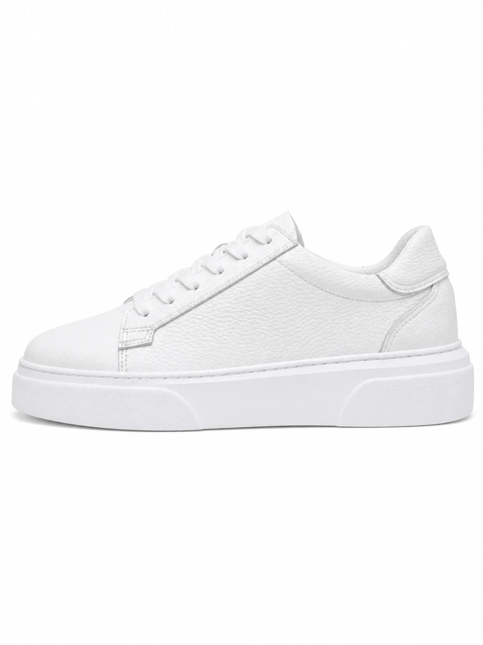 Infynite All-White Premium Leather Sneakers – premium men's menswear > shoes > sneakers