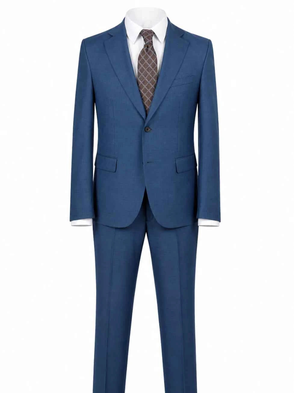 Blue Two-Piece Men’s Suit